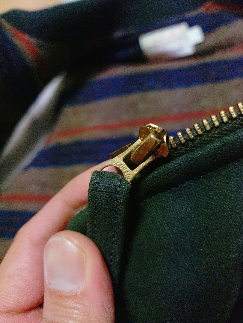 トップス TROPHY CLOTHING oiled duck storm vest