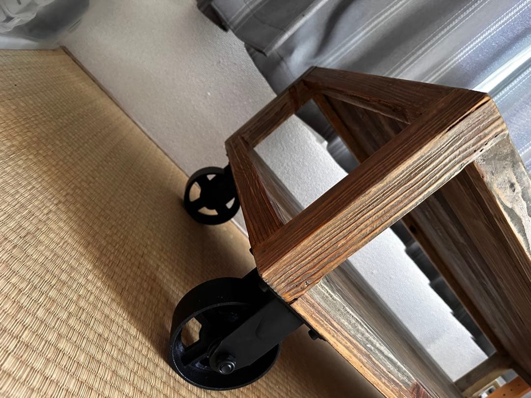 木製センターテーブル インダストリアルスタイル