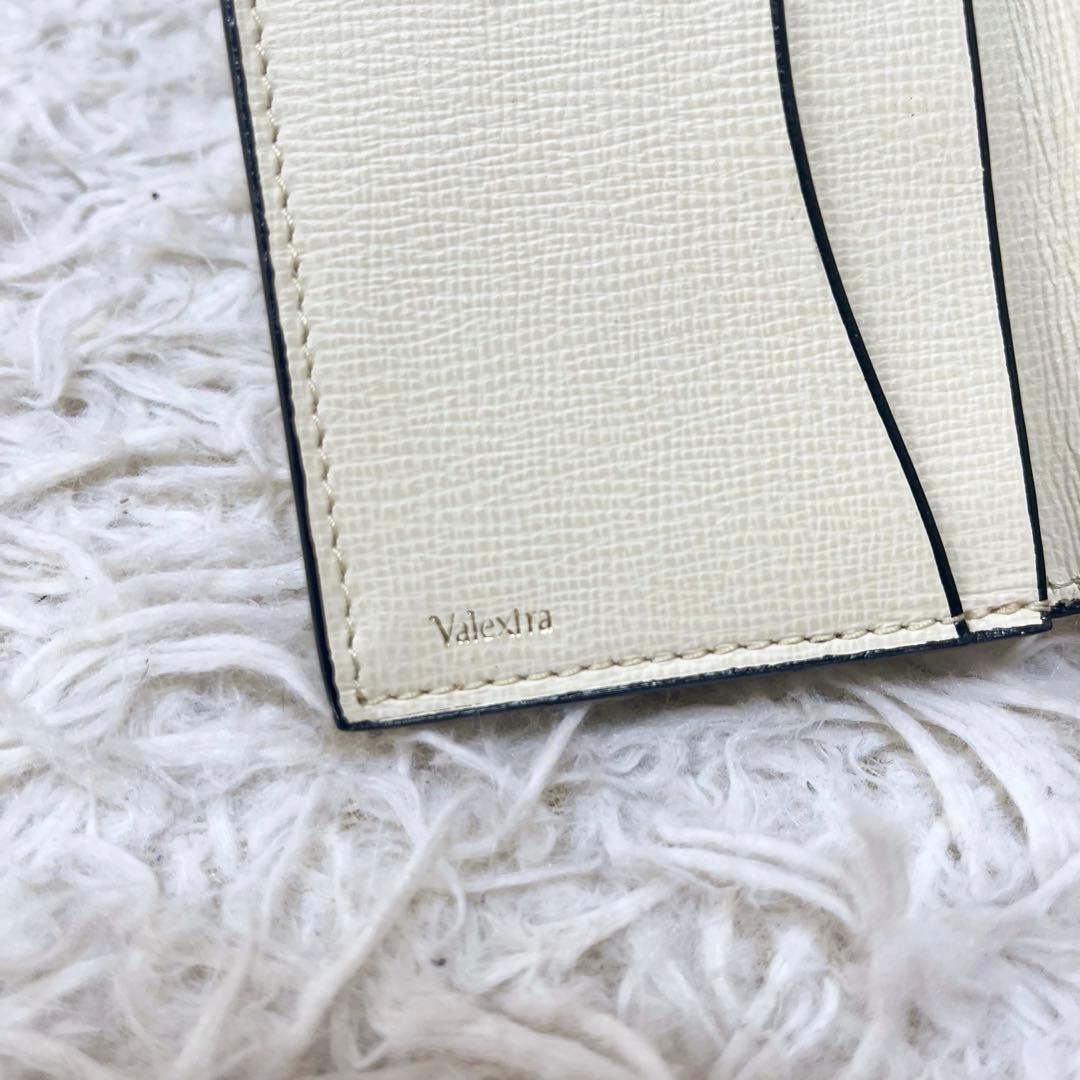 Valextra 名刺ケース カードケース グレインカーフスキン オフホワイト