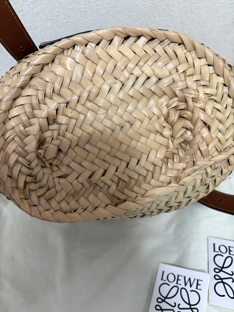 値下げ　LOEWE ロエベ　カゴバッグ　スモール　バスケット　美品