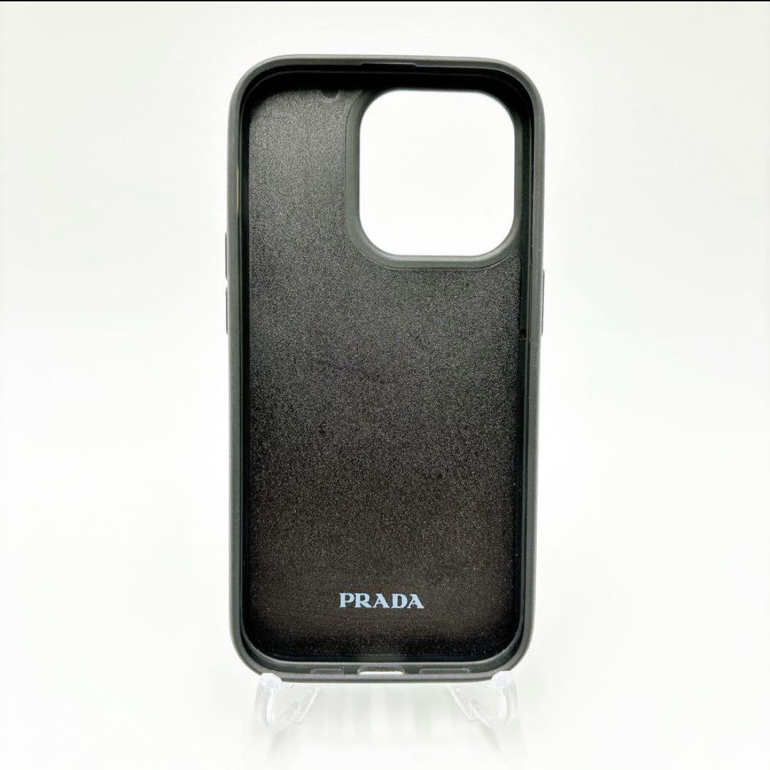 PRADA サフィアーノ 三角ロゴ iPhone 14 pro ケース