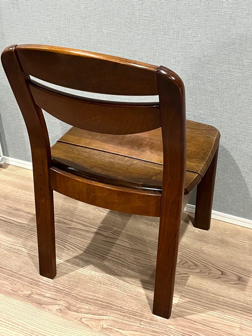 木製ダイニングチェア ヴィンテージ風 無垢調 在庫6脚