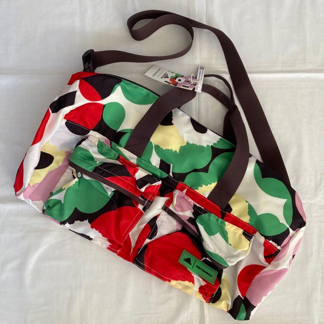 新品・未使用 adidas × マリメッコ スポーツ ダッフルバッグ