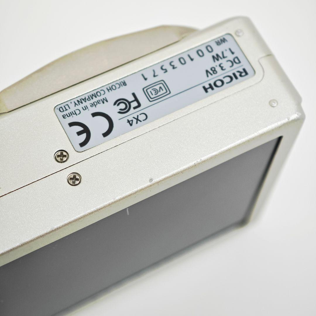 【中古】RICOH リコー CX4 シャンパンシルバー
