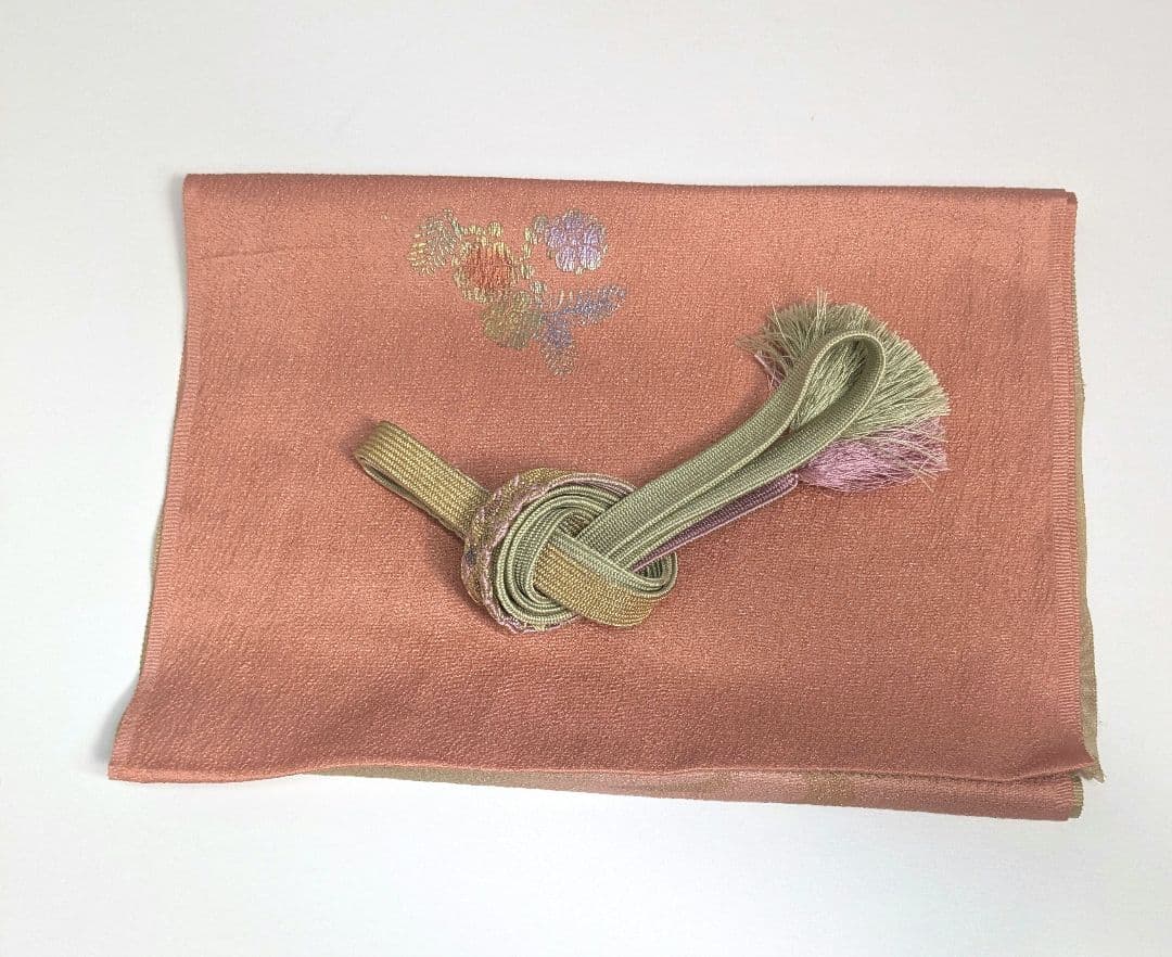 未使用付下げ4点セット　附下げ　袋帯　帯締め　帯揚げ