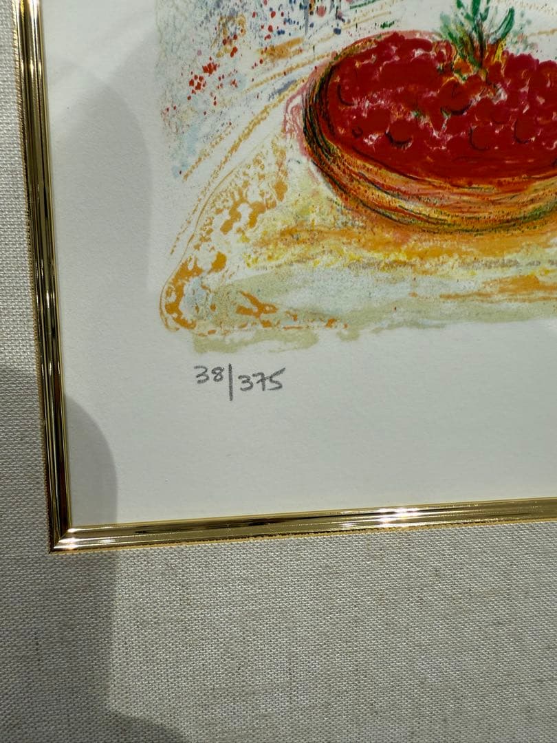 希少 mark chagall ジクレー 保証書 サイン シリアル有り