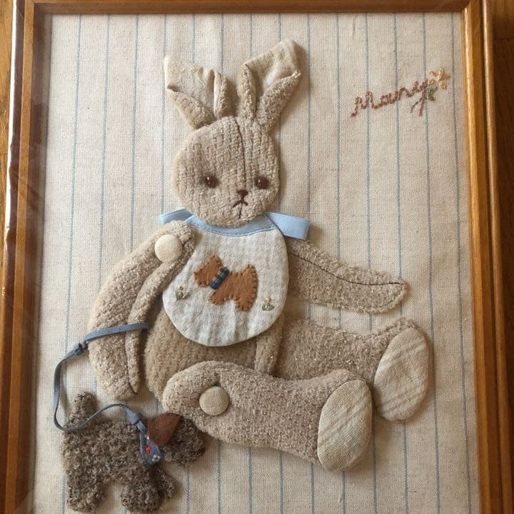 マニー　うさぎちゃん　コラージュ