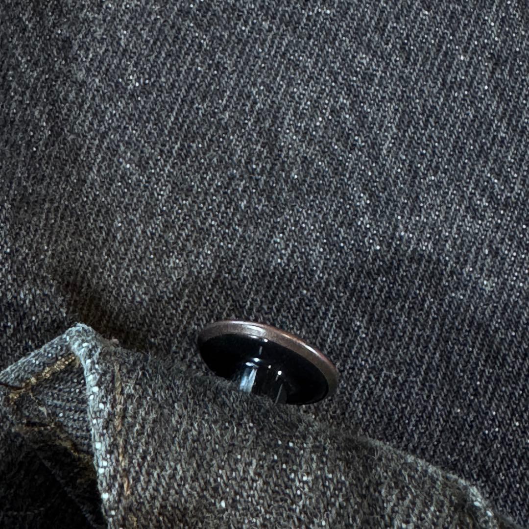 リーバイス 501 ブラックデニム USA製 先染め 89年 テーパード 524