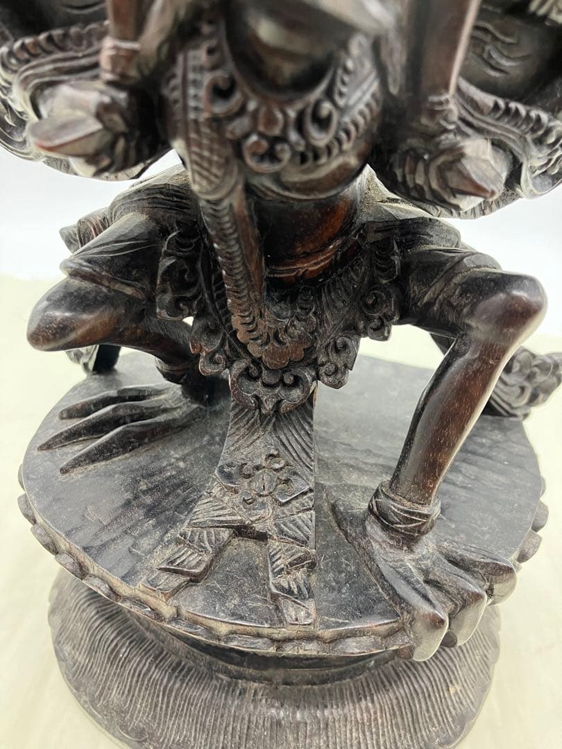 NYOMAN SETER 作家　ガルーダ　ヴィシュヌ神、インドネシア、バリ　黒檀