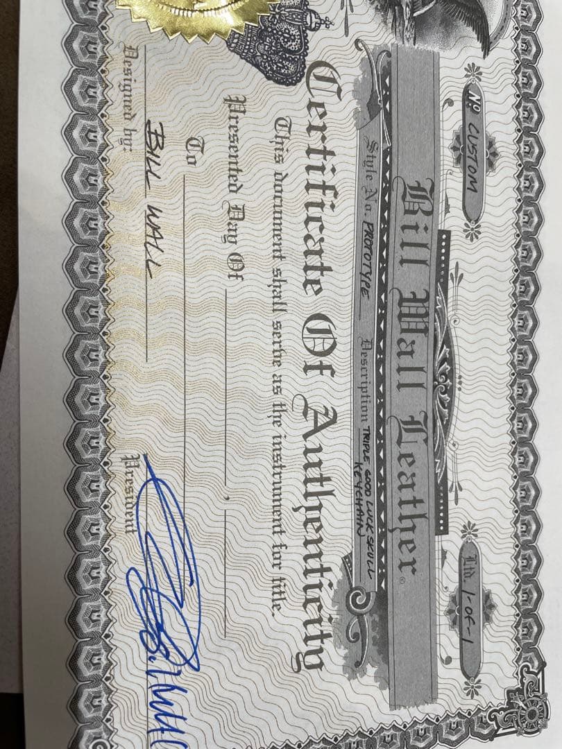 bill wall leather ビルウォールレザー　キーチェーン　カスタム