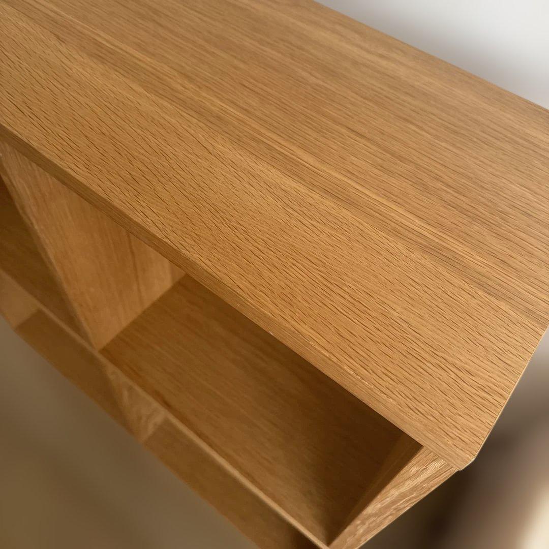 無印良品 スタッキングシェルフ 2×2 オーク