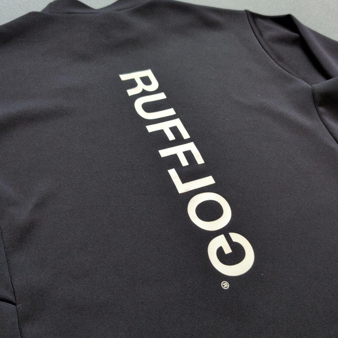 【美品】ラフロッグゴルフ　ダンボールニット素材　モックネック長袖　黒　XL