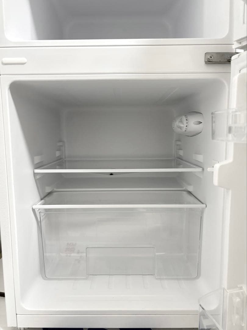 【2020年製／MAXZEN】小型冷蔵庫2ドア87L／JR087ML01WH