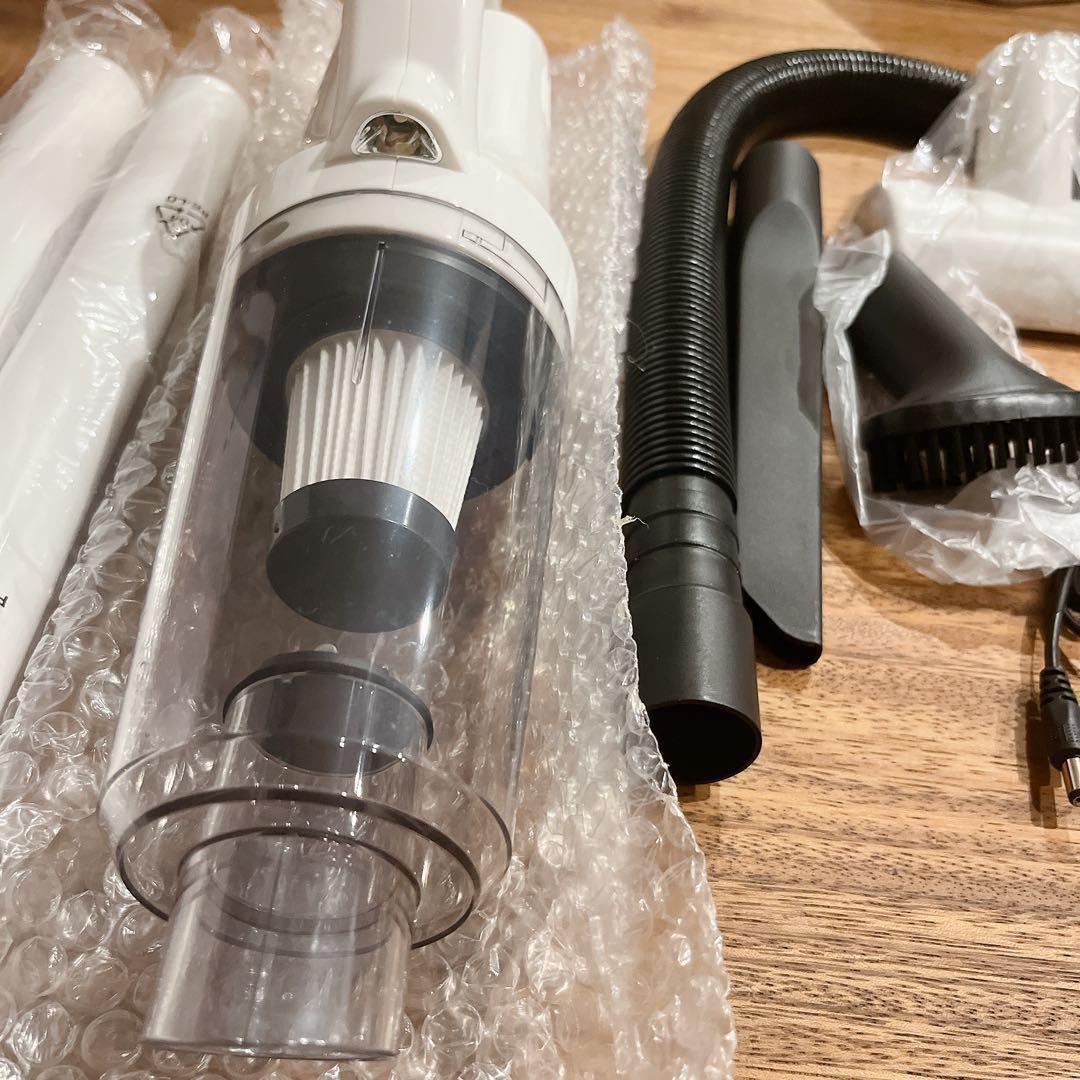 USB充電式 コードレス掃除機 ホワイト スティック ハンディ 両用