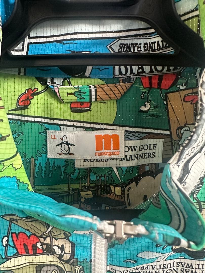 munsingwear コミックプリント ベスト LL