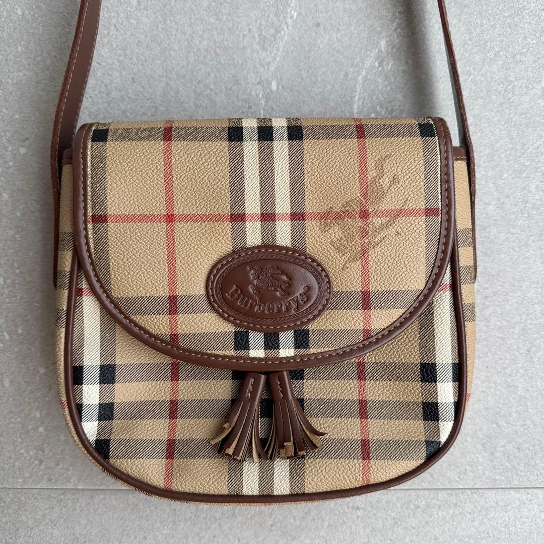 BURBERRYS バーバリー ヴィンテージ ショルダーバッグ ノバチェック