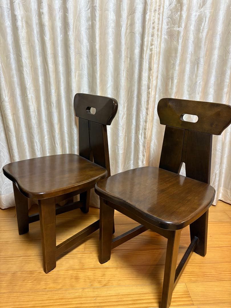 karimoku カリモク RUSTIC ラスティックチェア 2脚 無垢 椅子