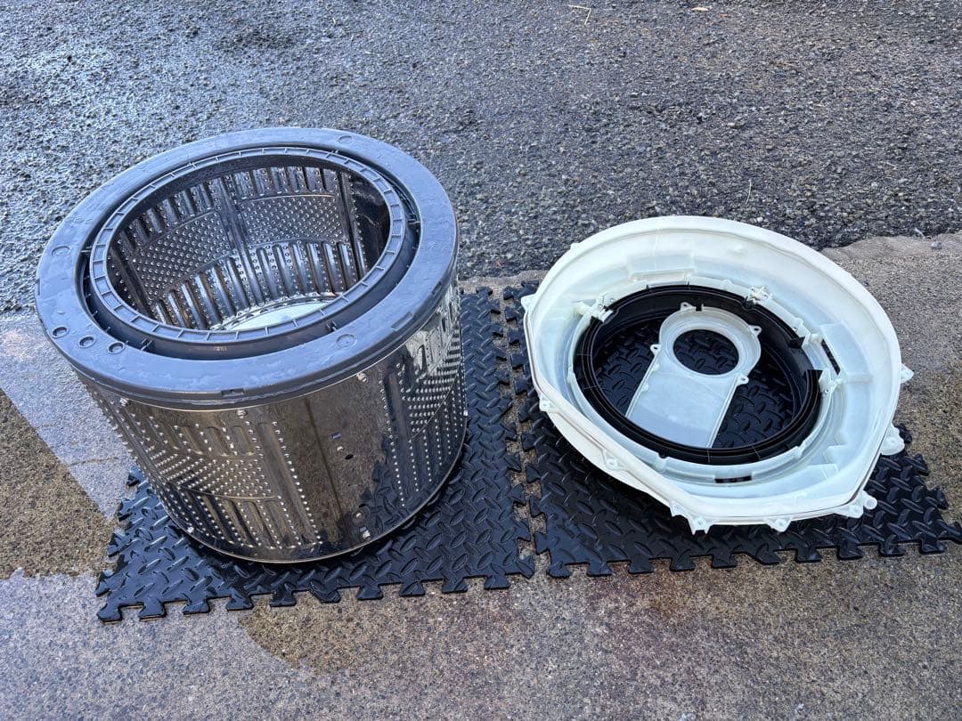 部品交換・分解クリーニング済 SHARP ES-W114 2021年製 左開き