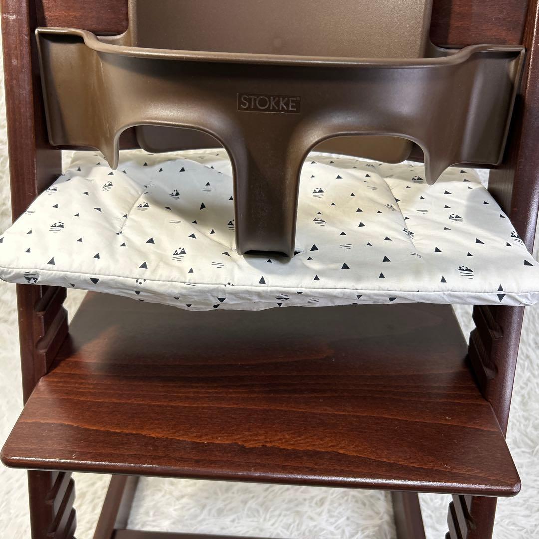 ストッケ トリップ トラップ ベビーチェア+ベビーセット ウォールナットブラウン