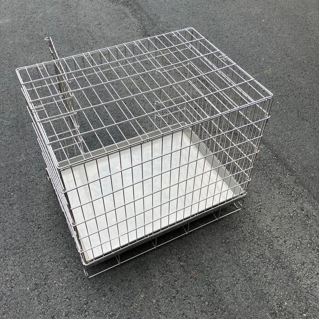 ハチコウ ステンレスケージＬ−ＳＯＰ 長面扉780mm×550mm×H680mm