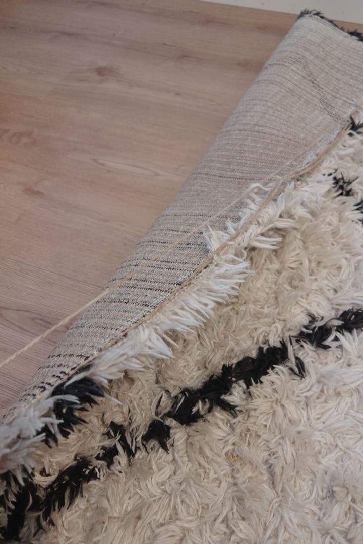 ベニワレン風 ラグ 大判 133×187cm ふわふわ毛足 韓国 北欧インテリア