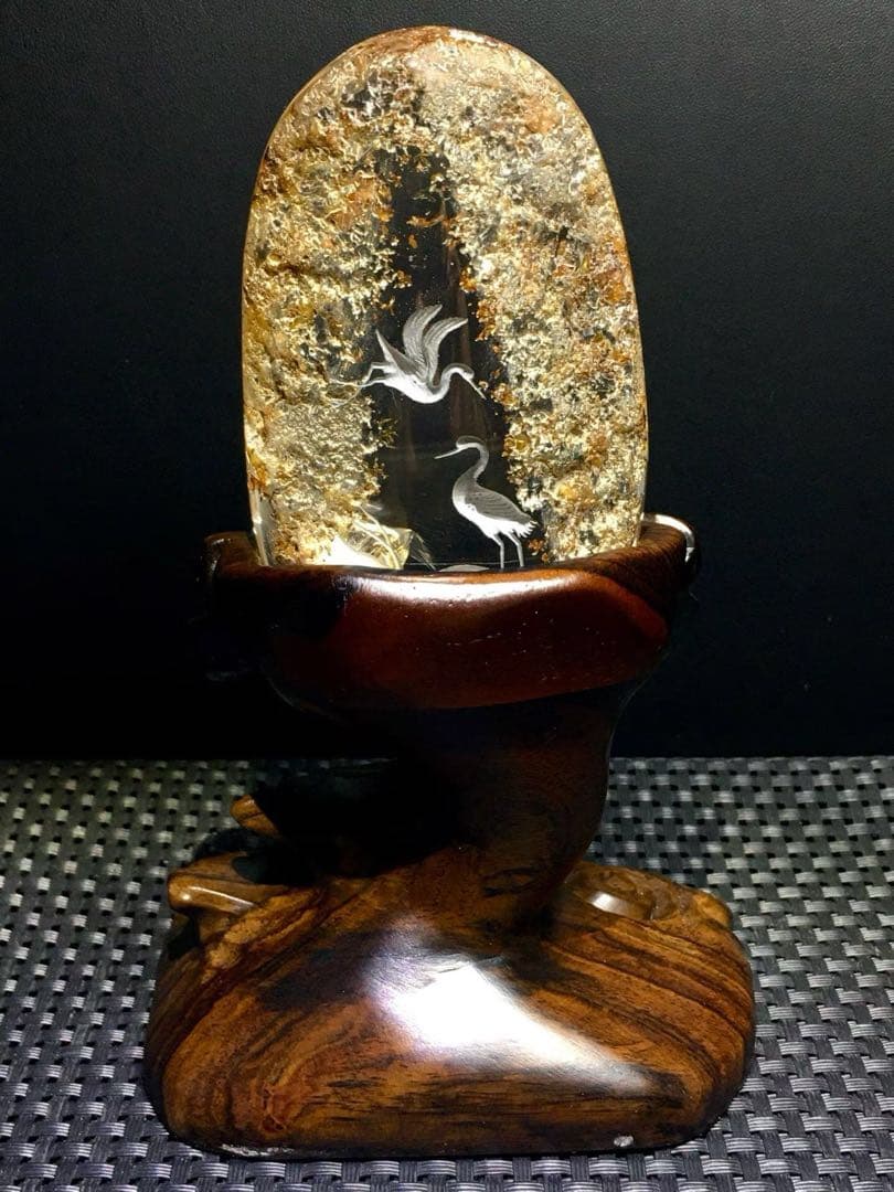 ⭐︎【高級】オーロラクォーツ 置物 283g