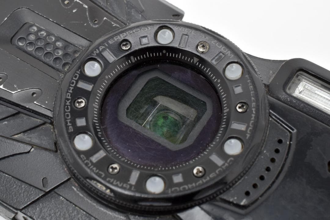 ショット数少 RICOH WG-50 防水 耐衝撃 ブラック デジタルカメラ