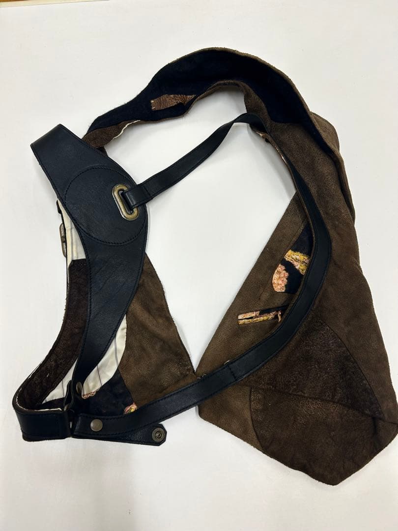 希少　ifsixwasnine レザーベスト　初期LGB