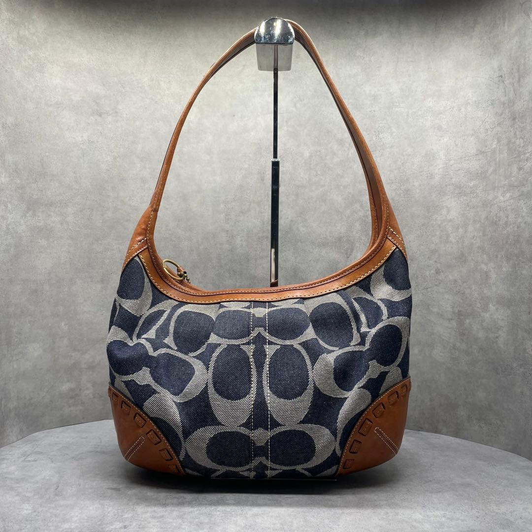 バッグ COACH 12748 Signature Denim Hobo Bag Y2K