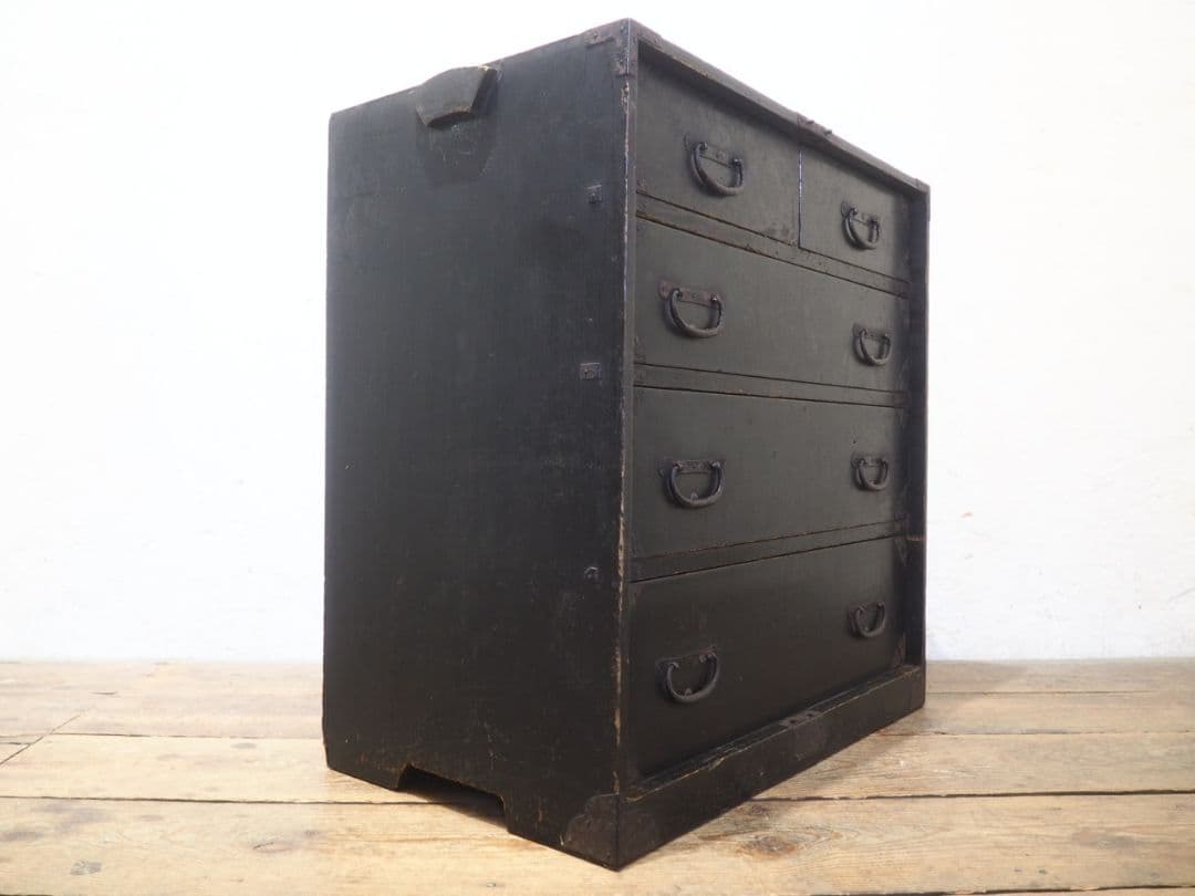 1259　 アンティーク　小箪笥　棒タンス　収納棚　骨董　レトロ　インテリア