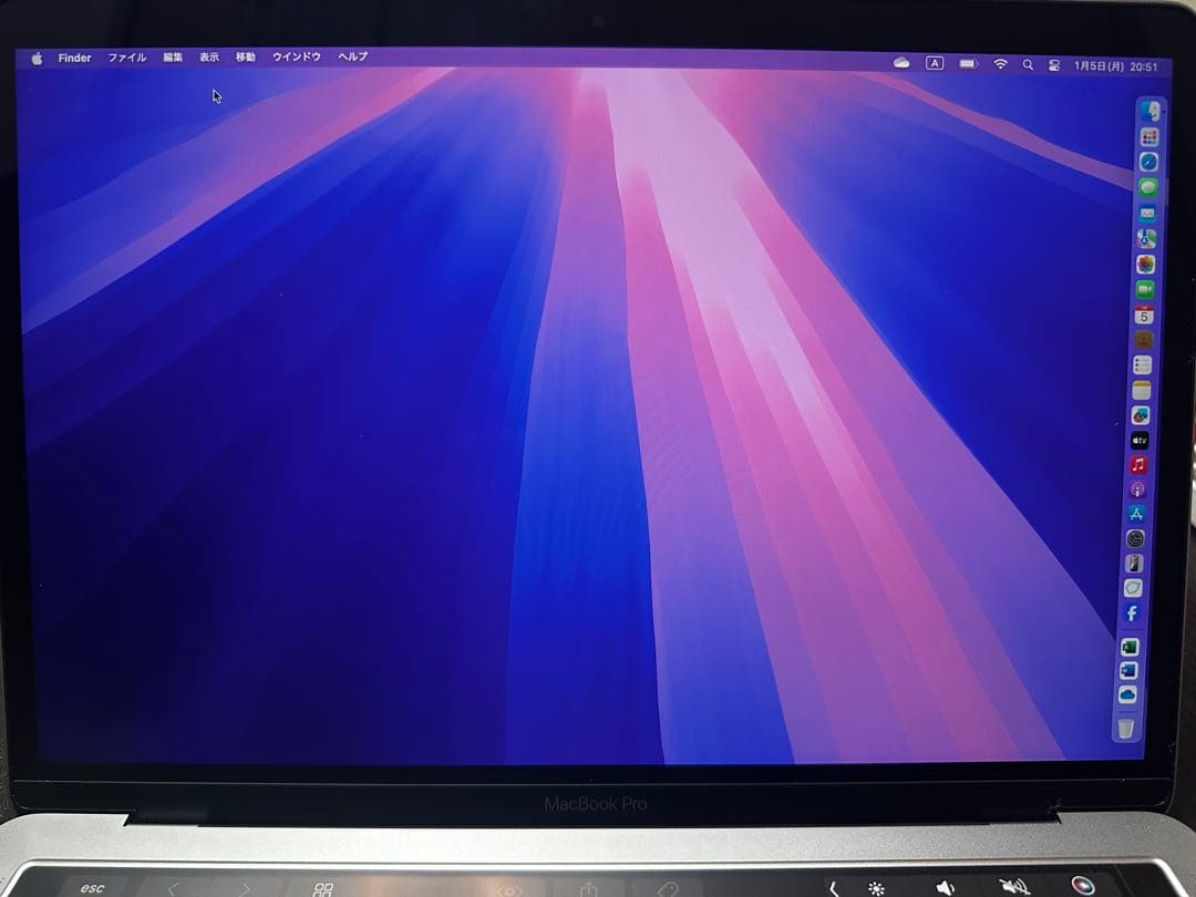 Apple MacBookPro13インチ2019 256GB i5
