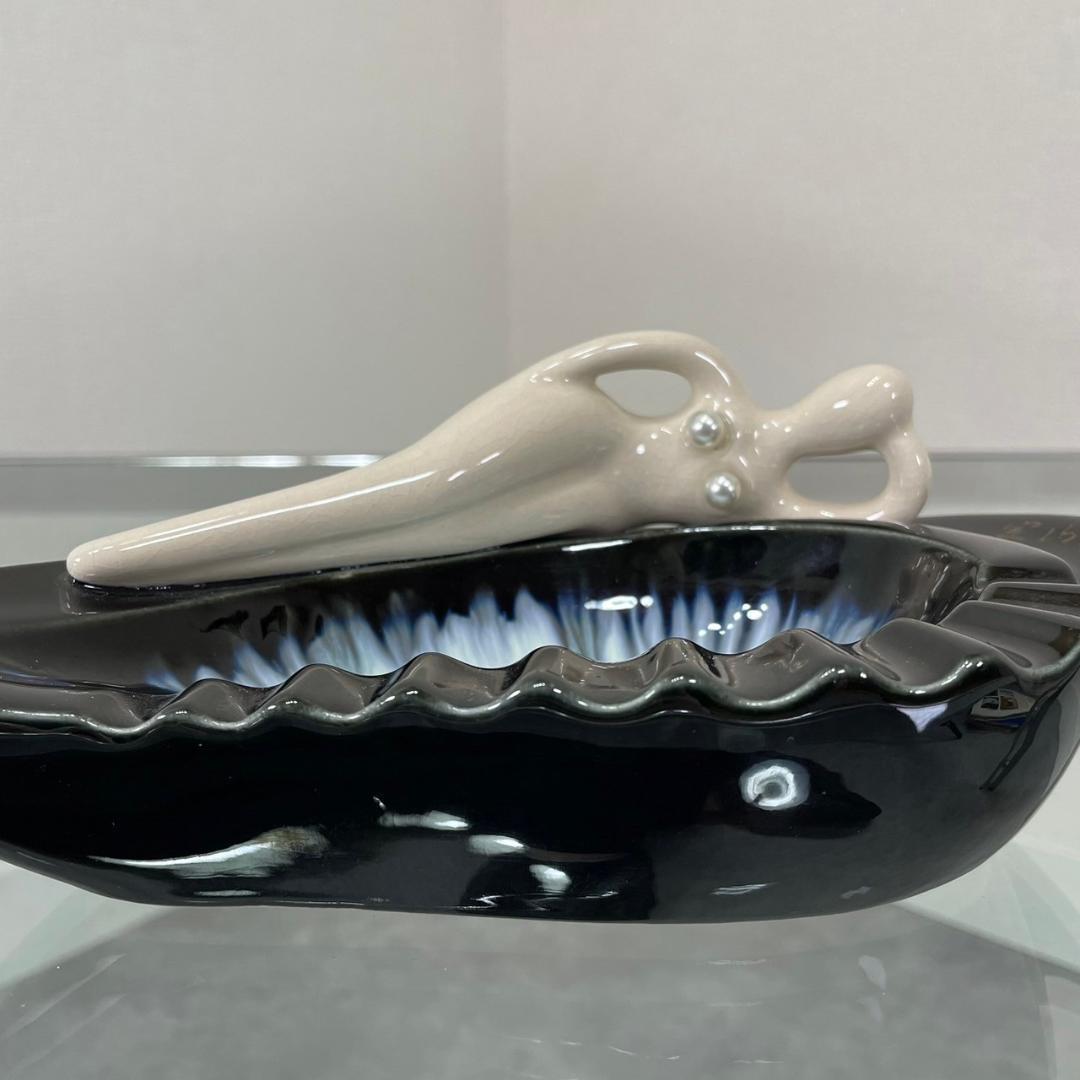 ヴィンテージ セクシー 灰皿 アッシュトレイ オブジェ 陶器