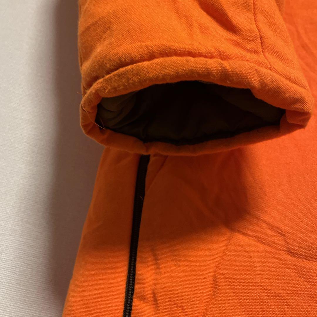 家*猫様 USA製 Duxbak 中綿 ツナギ 防寒 オレンジ XL 90s ビ