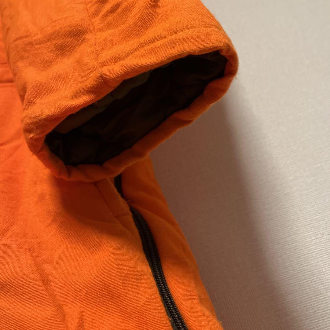 家*猫様 USA製 Duxbak 中綿 ツナギ 防寒 オレンジ XL 90s ビ
