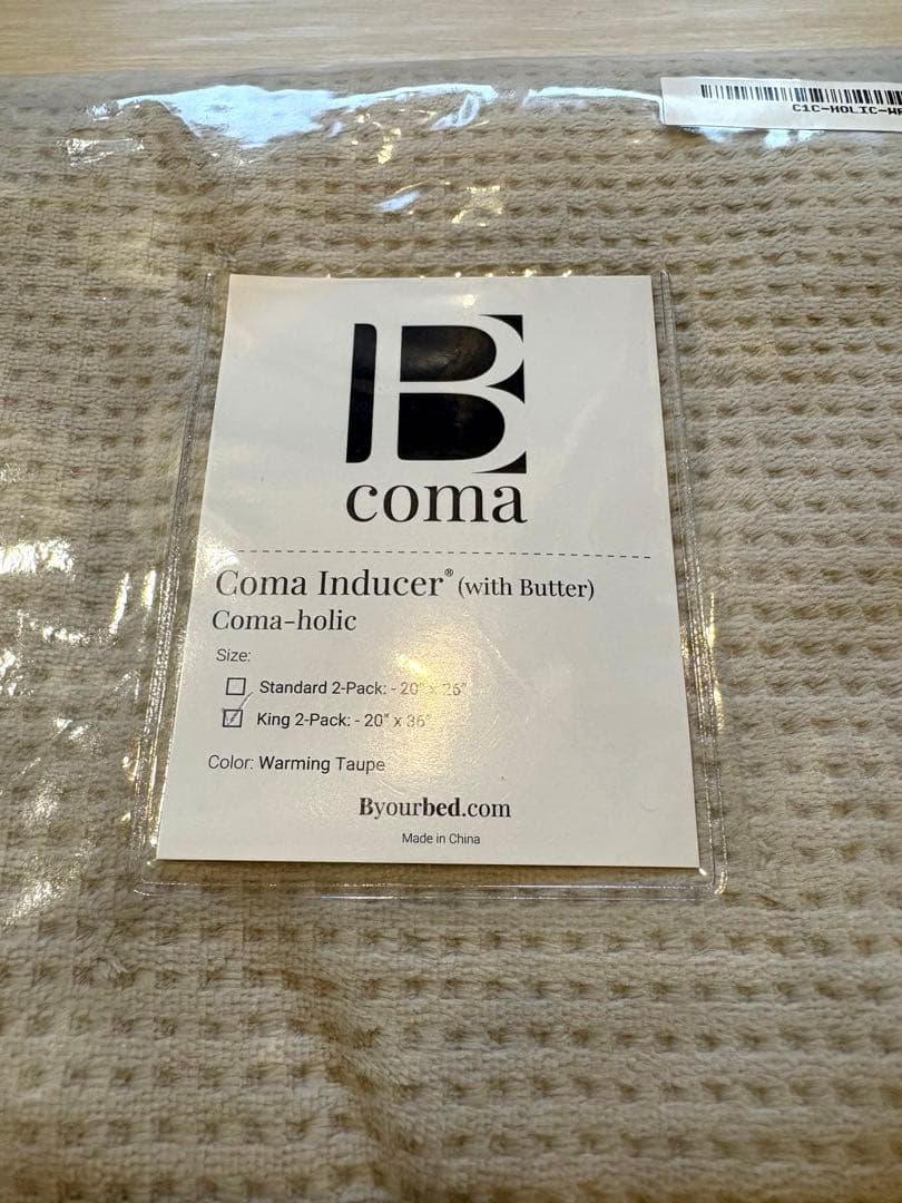 【新品未使用】Coma-Holic Coma Inducer 枕カバー キング