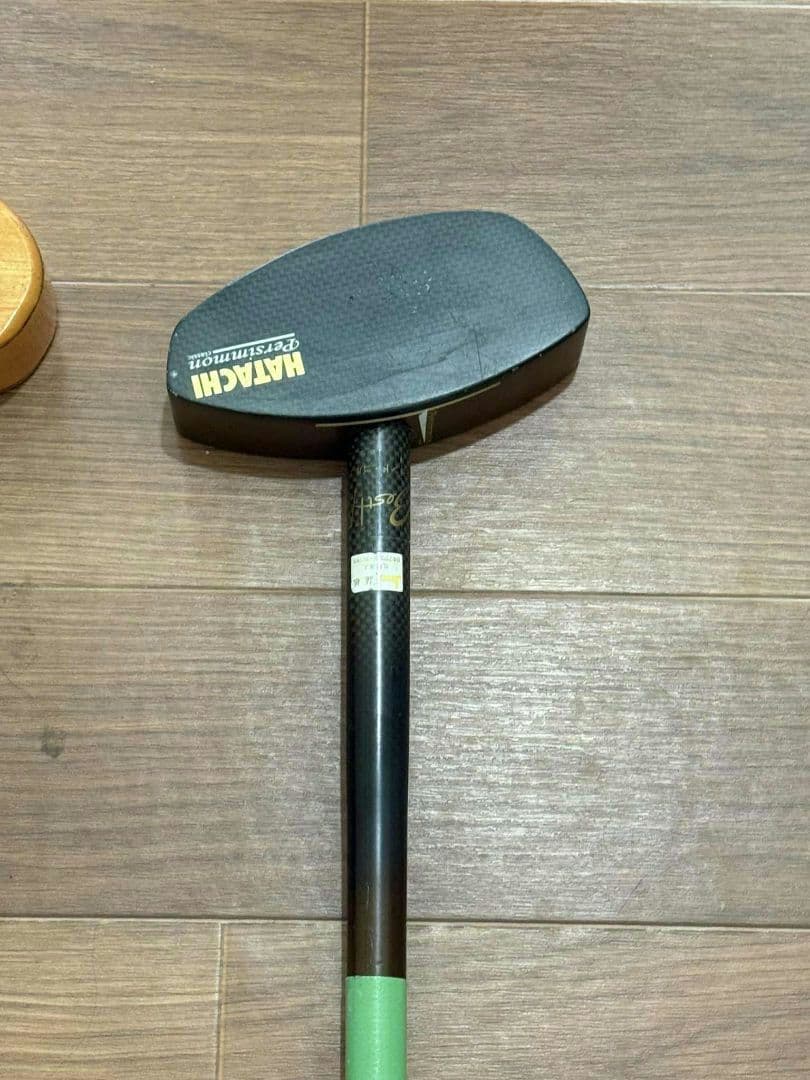 ゲートボール クラブ 2本セット HATACHI パーシモン ASICS 木製