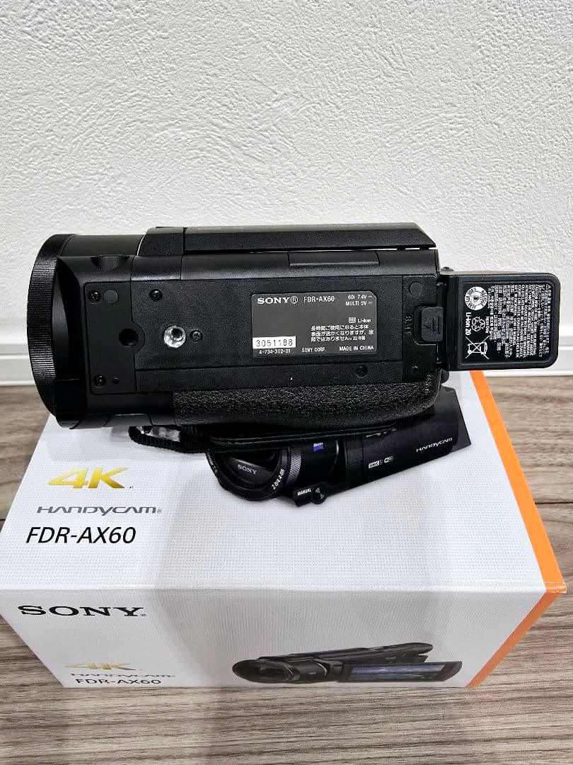 SONY FDR-AX60 4Kビデオカメラ美品