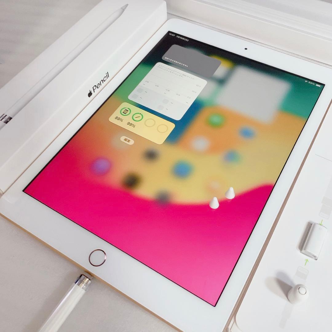 iPad第6世代 32GB Wi-Fi+アップルペンシル【バッテリー99.3%！
