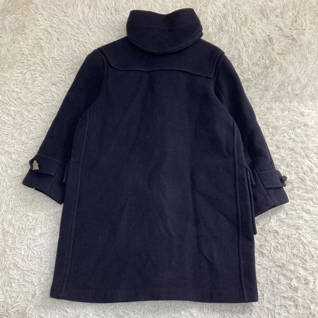15888✨バーバリー ノバチェック ダッフルコート ウール ネイビー 英国製
