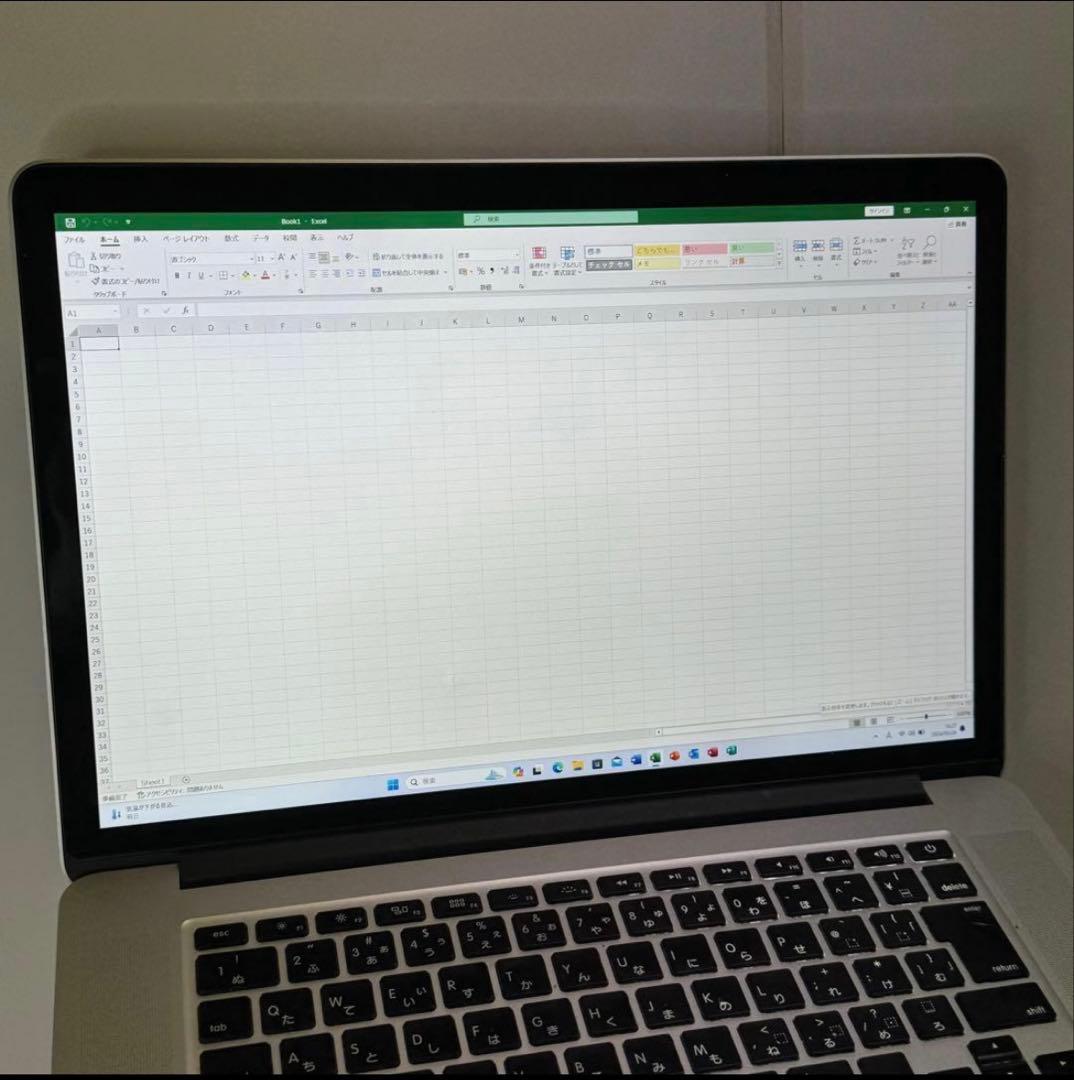 MacBook Pro 15㌅ i7/16GB/256GB Win11+オフィス
