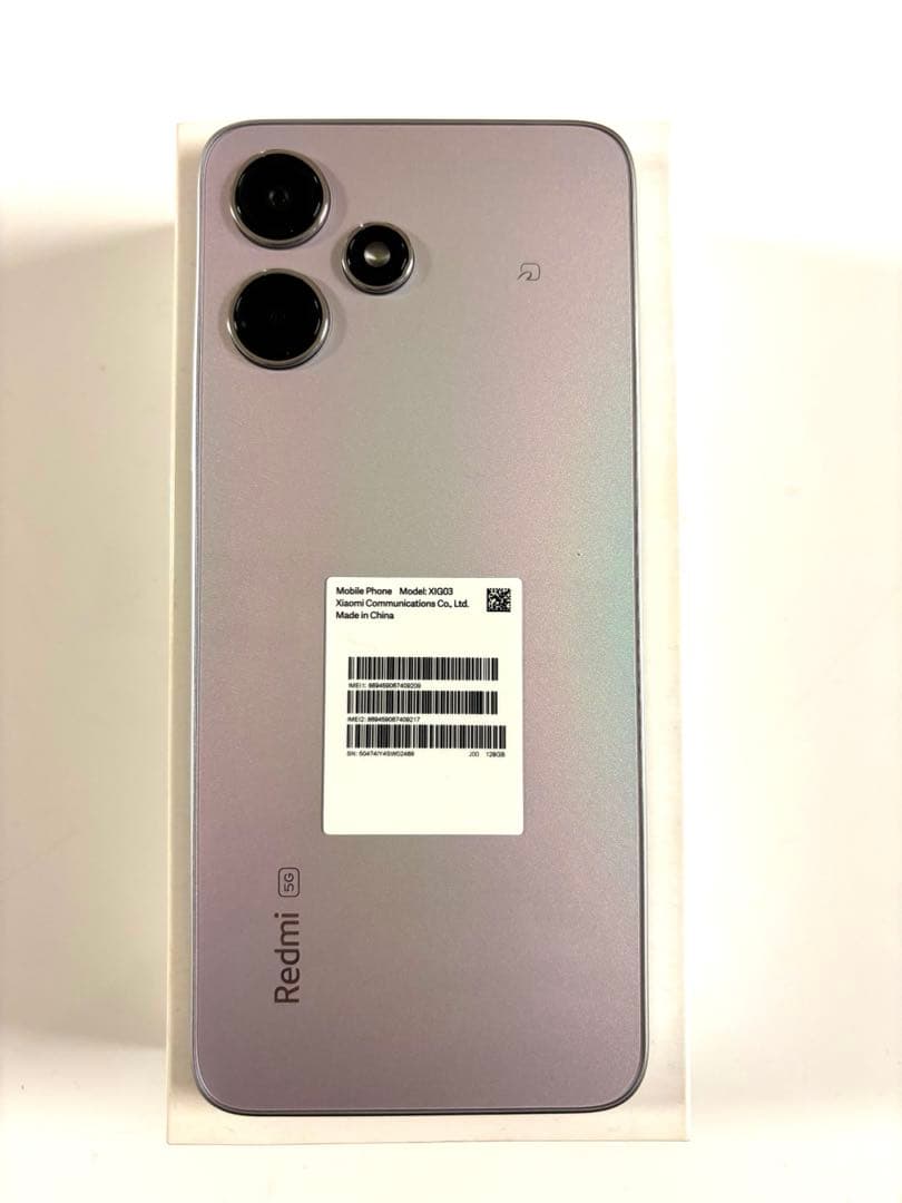 新品　Xiaomi Redmi 12 5G ポーラーシルバー 携帯 本体