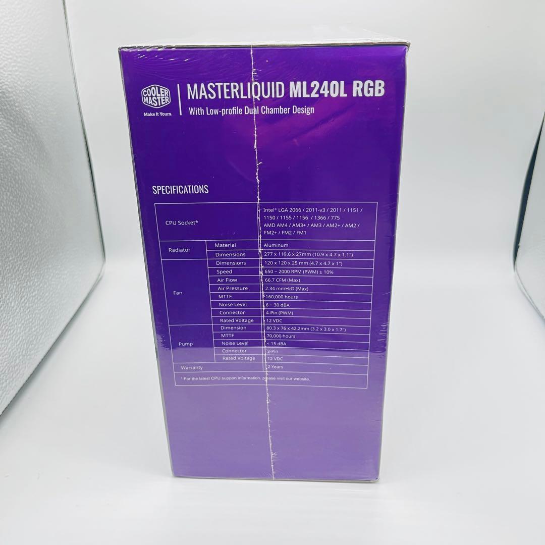 新品未開封　MasterLiquid ML240L RGB