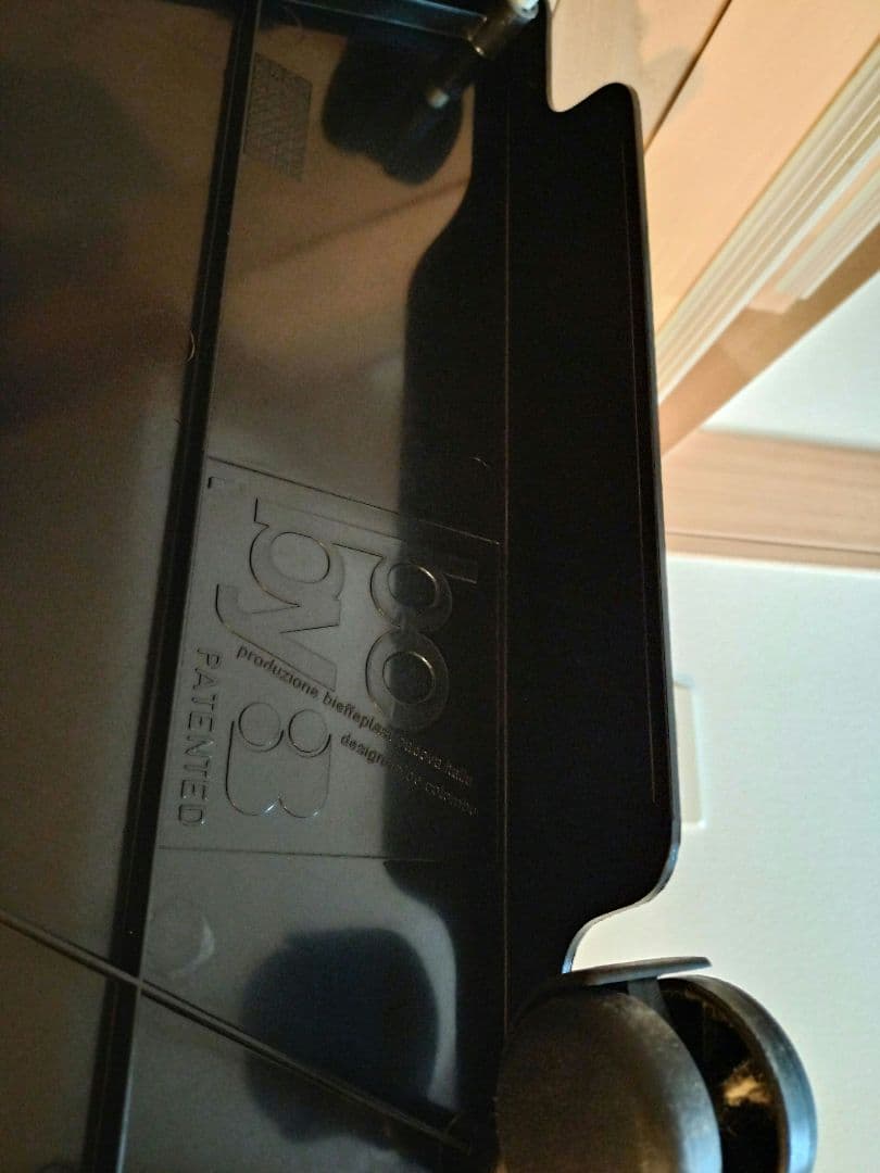 ボビーワゴン　2段　黒　BIEFFEPLAST PADOVA社製