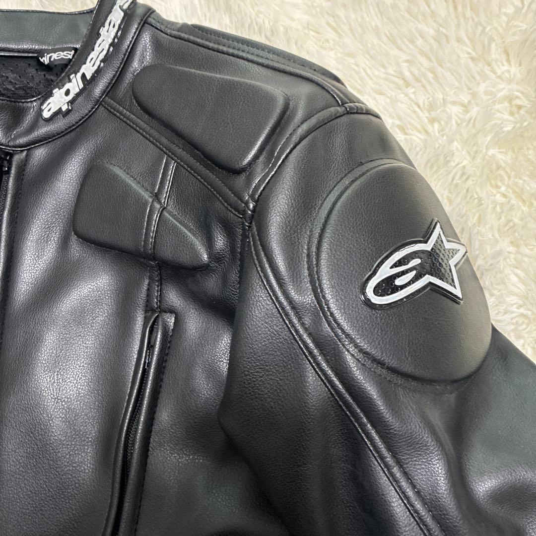 【美品】Alpinestars アルパインスターズ レザージャケット バイクM
