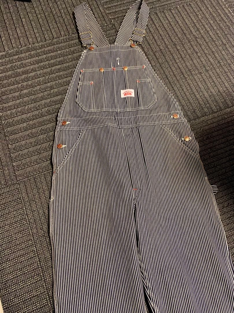 ROUND HOUSE ラウンドハウス オーバーオール ヒッコリー USA製