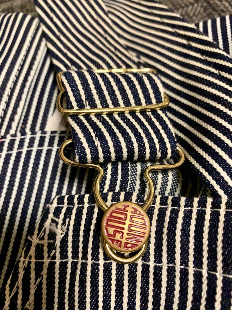 ROUND HOUSE ラウンドハウス オーバーオール ヒッコリー USA製