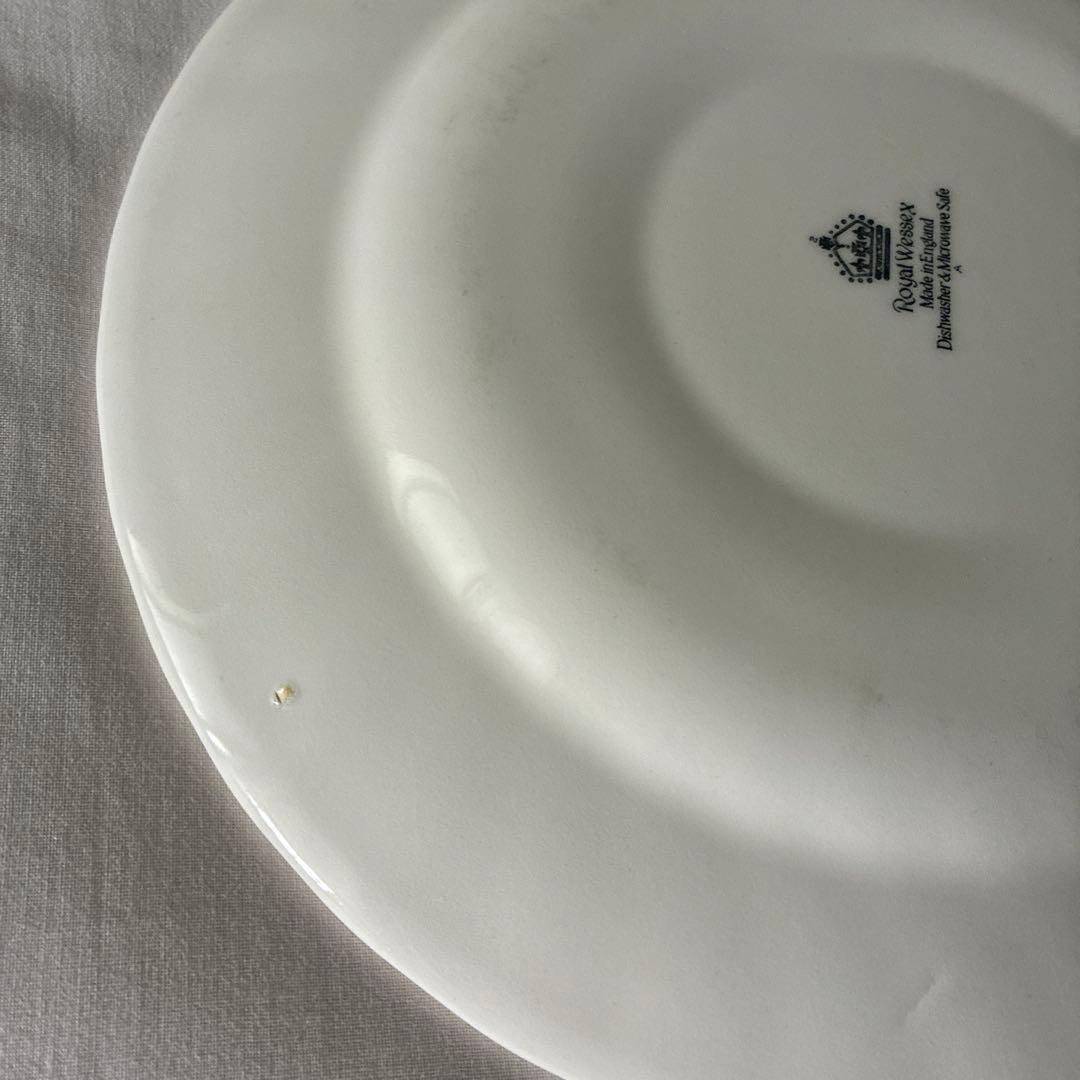  Wessex 花模様の皿 2種10枚セット