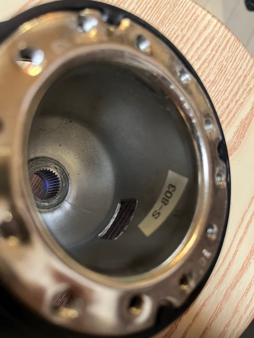 ウッド製 3本スポーク ステアリング 本体