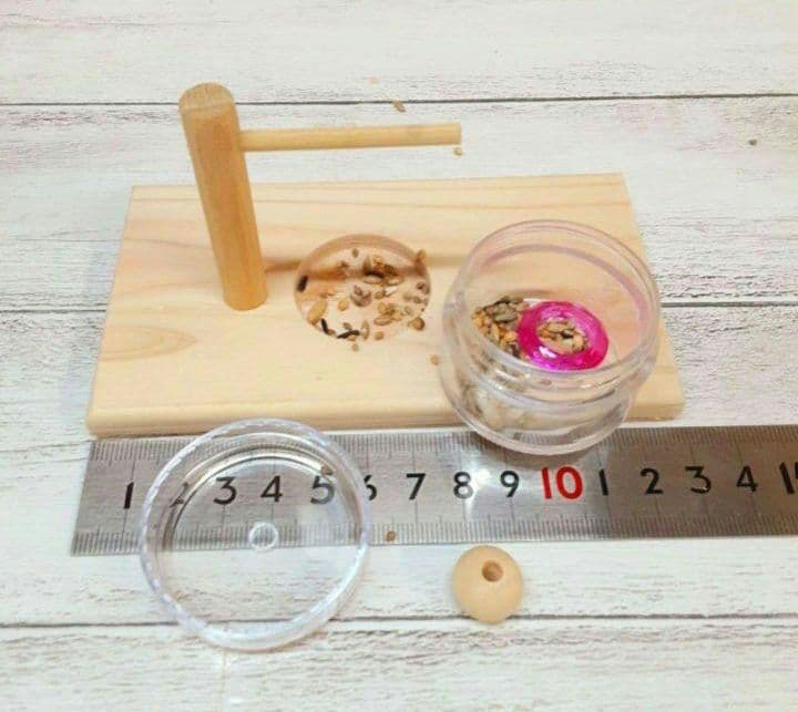 D33　⭐　ミラーボードとフォージングトイセット(大)⭐　インコ　バードトイ