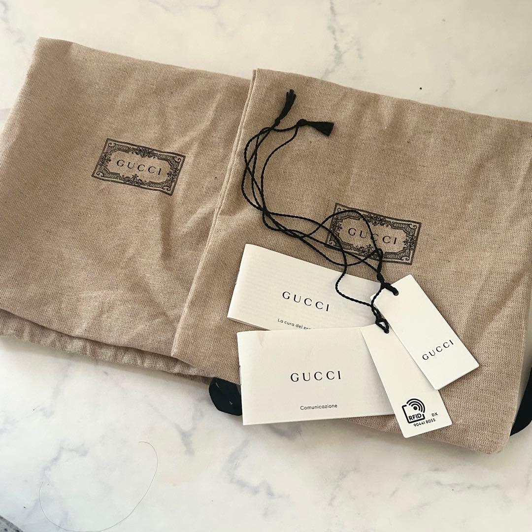 GUCCI クリア エンボスロゴ チャンキーヒール サンダル 39 保存袋 箱付